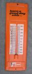 Vintage Fram Autolite Advertising Thermometer Sign