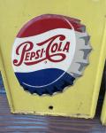 Vintage Pepsi Please Metal Thermometer - Non Working