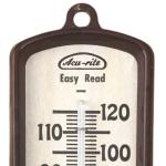 Vintage 1950s Acurite Window Thermometer 6”