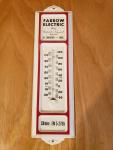 Farrow Electric Wiring Vintage Tin Thermometer