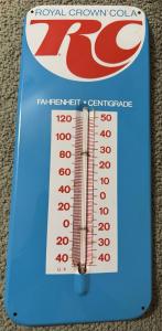 Vintage R C Cola Royal Crown Wall Thermometer