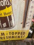 Mason's Root Beer Vintage Thermometer Sign 26"x10