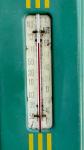 1950s Double Cola Metal Advertising Thermometer