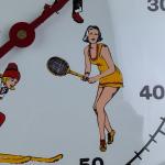 Ohio Thermometer Co. Vintage Jumbo Dial Wall Thermometer