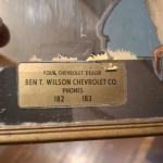 1930s Ben T. Wilson Chevrolet Thermometer with Duck