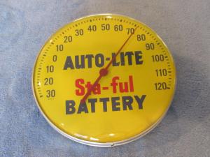Vintage Ford AUTO-LITE Battery Thermometer from 1950s