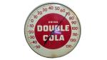 1950s Double Cola Glass Dial Thermometer