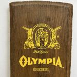 Olympia Brewing Co Vintage Foam Thermometer Sign