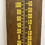 Olympia Brewing Co Vintage Foam Thermometer Sign
