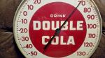 1950s Double Cola Glass Dial Thermometer