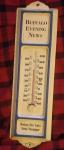Vintage Buffalo Evening News Thermometer