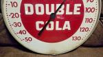 1950s Double Cola Glass Dial Thermometer