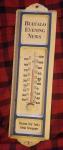 Vintage Buffalo Evening News Thermometer