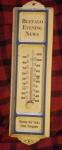 Vintage Buffalo Evening News Thermometer