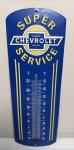 Chevrolet Super Service Vintage Thermometer 12" x 4”