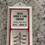 1960s Railroad Thermometer Store Sign - Costa’s Garden