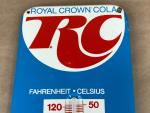 Royal Crown RC Cola Vintage Thermometer 13.5