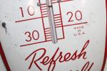 Coca Cola Vintage Cigar Sign Thermometer 8x30