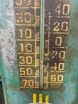 Vintage Double Cola Metal Thermometer Sign 27"x8