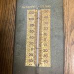 Royal Crown Cola Vintage Metal Thermometer Sign