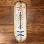 Chevrolet Ok Used Cars Thermometer Sign