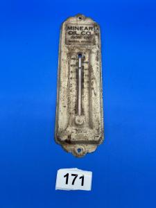 Minear Oil Co. Vintage Advertising Thermometer Sign