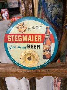 Stegmaier Beer Vintage 9" Round Thermometer