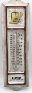 Antique Anco Blades Auto Parts Advertising Thermometer