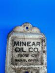 Minear Oil Co. Vintage Advertising Thermometer Sign