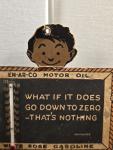 En-Ar-Co White Rose Gasoline Advertising Thermometer