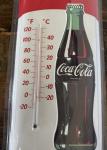 Coca-Cola Refreshing Feeling Antique Thermometer 27”
