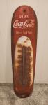 Coca-Cola Vintage Metal Advertising Thermometer Sign