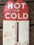 Vintage Dr Pepper "Hot or Cold" Tin Thermometer