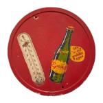 Vintage 40s-50s Squirt Soda Round Thermometer 9