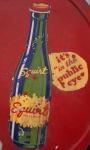 Vintage 40s-50s Squirt Soda Round Thermometer 9