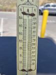 1920s Wooden Advertising Thermometer - Free-Port Tijuana