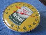 Vintage Valvoline Motor Oil Advertising Thermometer