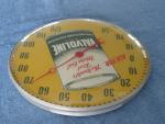 Vintage Valvoline Motor Oil Advertising Thermometer