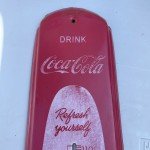 Vintage Coca-Cola Metal Thermometer Sign