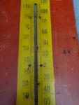 Vintage 1952 Royal Crown Cola Thermometer Sign