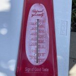 Vintage Coca-Cola Metal Thermometer Sign