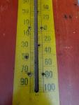 Vintage 1952 Royal Crown Cola Thermometer Sign