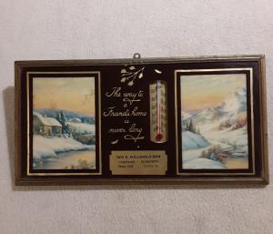 Roy Williams & Son Chrysler Plymouth Antique Thermometer