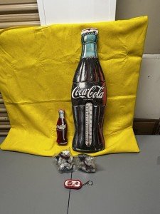 Vintage Coca-Cola Bottle Thermometer - 29" Tall