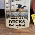Ducks Unlimited Vintage 24" Metal Wall Thermometer