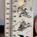 Ducks Unlimited Vintage 24" Metal Wall Thermometer