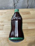 Coca Cola Vintage Bottle Thermometer Sign