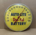 Auto-Lite Thermometer Sign for Garage Decor