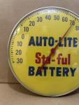 Auto-Lite Thermometer Sign for Garage Decor