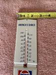 Pepsi Vintage Metal Thermometer Sign Made in USA